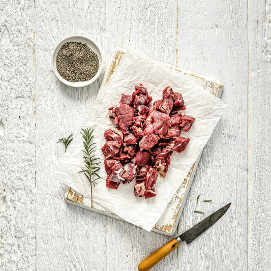 Diced lamb